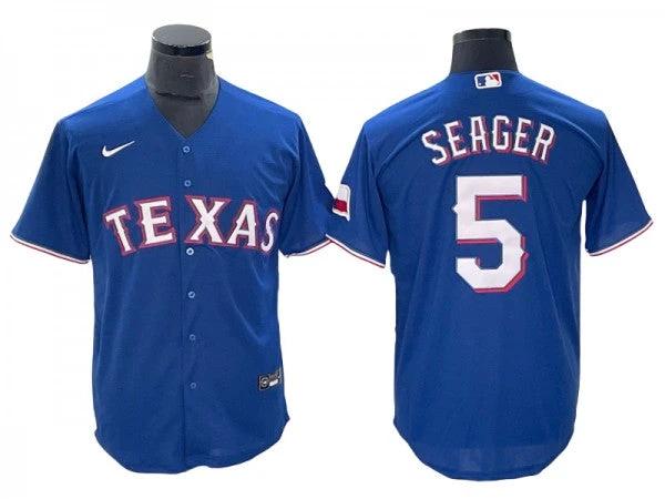 Texas Rangers #5 Corey Seager Royal Cool Base Jersey by My Store
