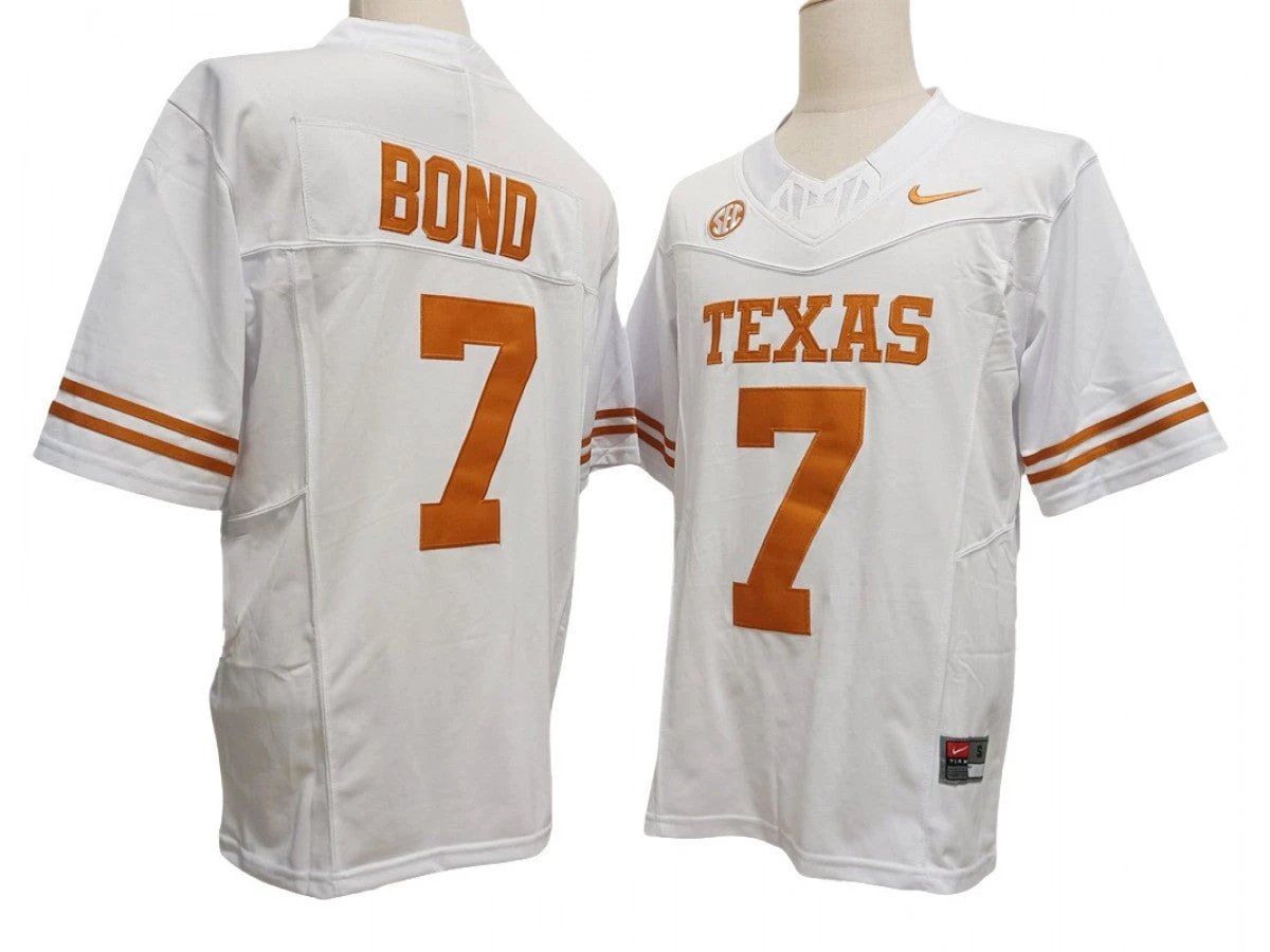 Texas Longhorns #7 Isaiah Bond Vapor F.U.S.E. Limited Jersey by My Store NCAA Football Jerseys