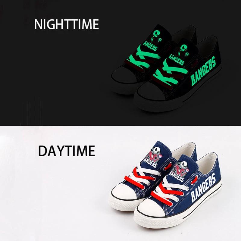 Texas Rangers Limited Print Low Top Canvas Shoes Sport Sneakers For Men Women Fans by Crocs