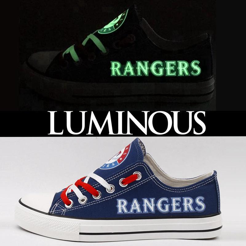 Texas Rangers Limited Print Low Top Canvas Shoes Sport Sneakers For Men Women Fans by Crocs