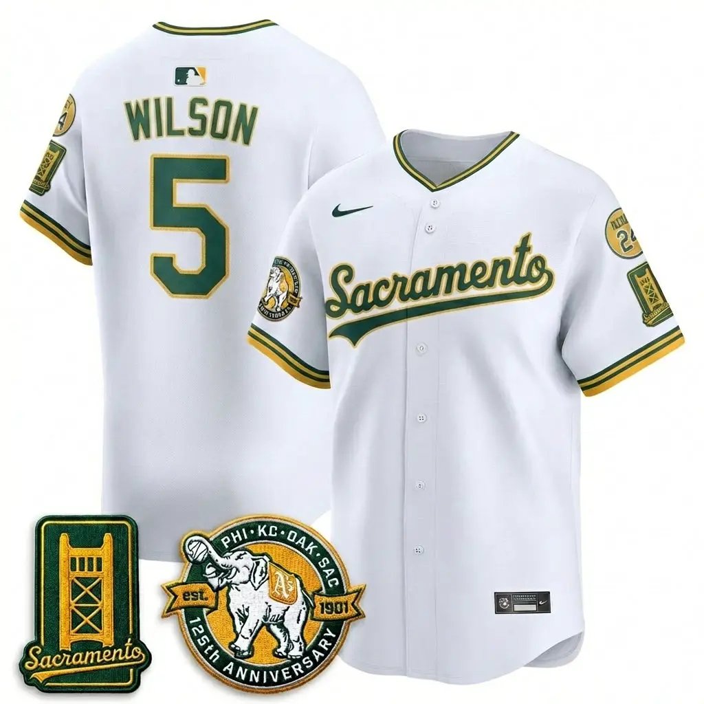 OAK 2026 Alternate Sacramento - Celebrating 125 Years - Limited Vapor Green Jersey - All Stitched by Oakland Athletics