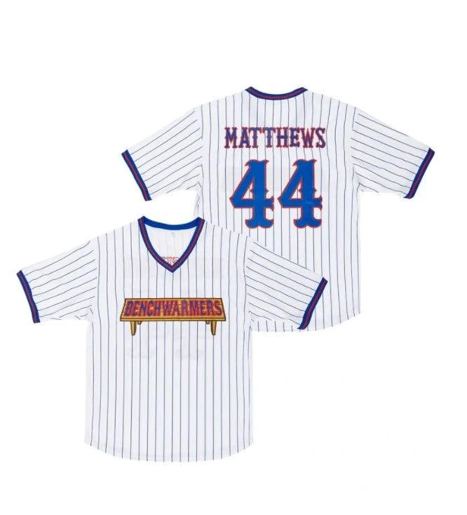 The Benchwarmers Gus Matthews Baseball Jersey by My Store