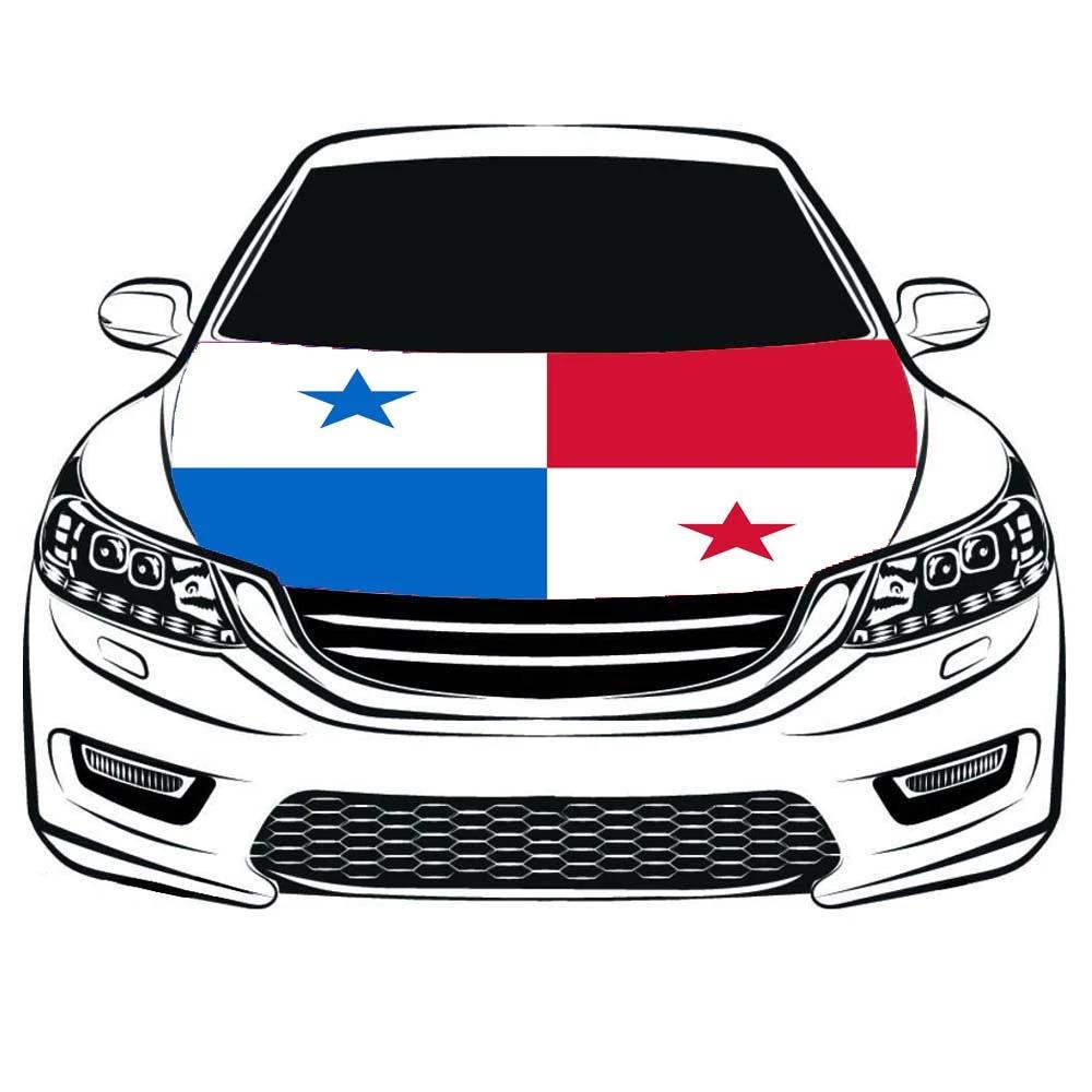 Panama Flag,The Republic of Panama Car Hood Cover Flag ,3.3X5ft,/6X7FT100% Polyester Elastic Fabrics Can be Washed by flagsshop