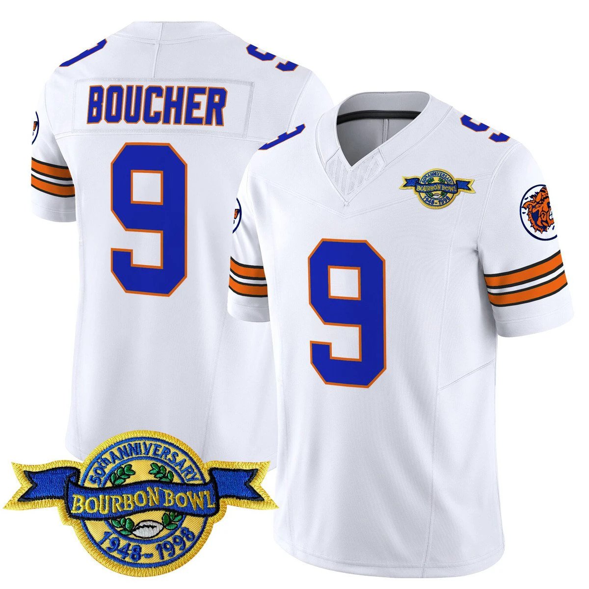 The Waterboy Bobby Boucher Vapor Limited All Stitched White by My Store
