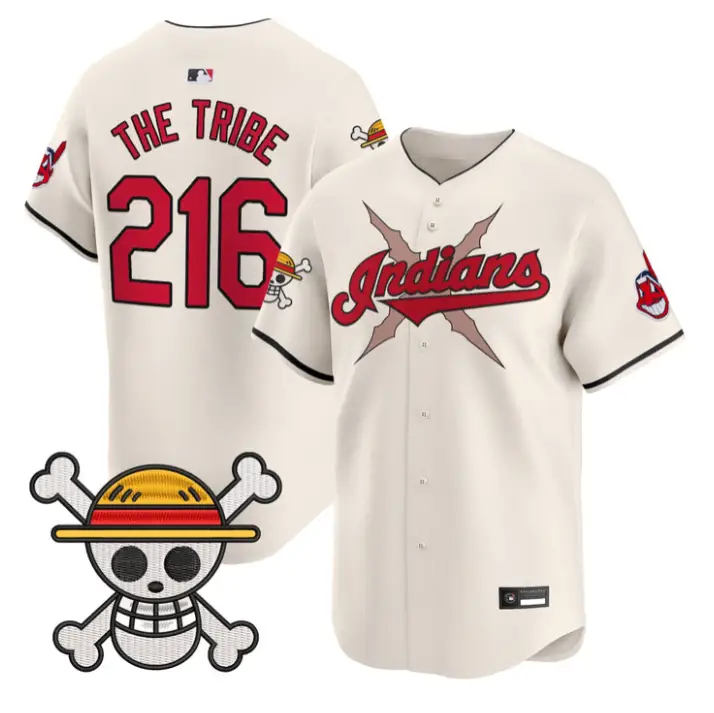 The Tribe Jersey #216 Cleveland Indians One Piece Premier Stitched by My Store