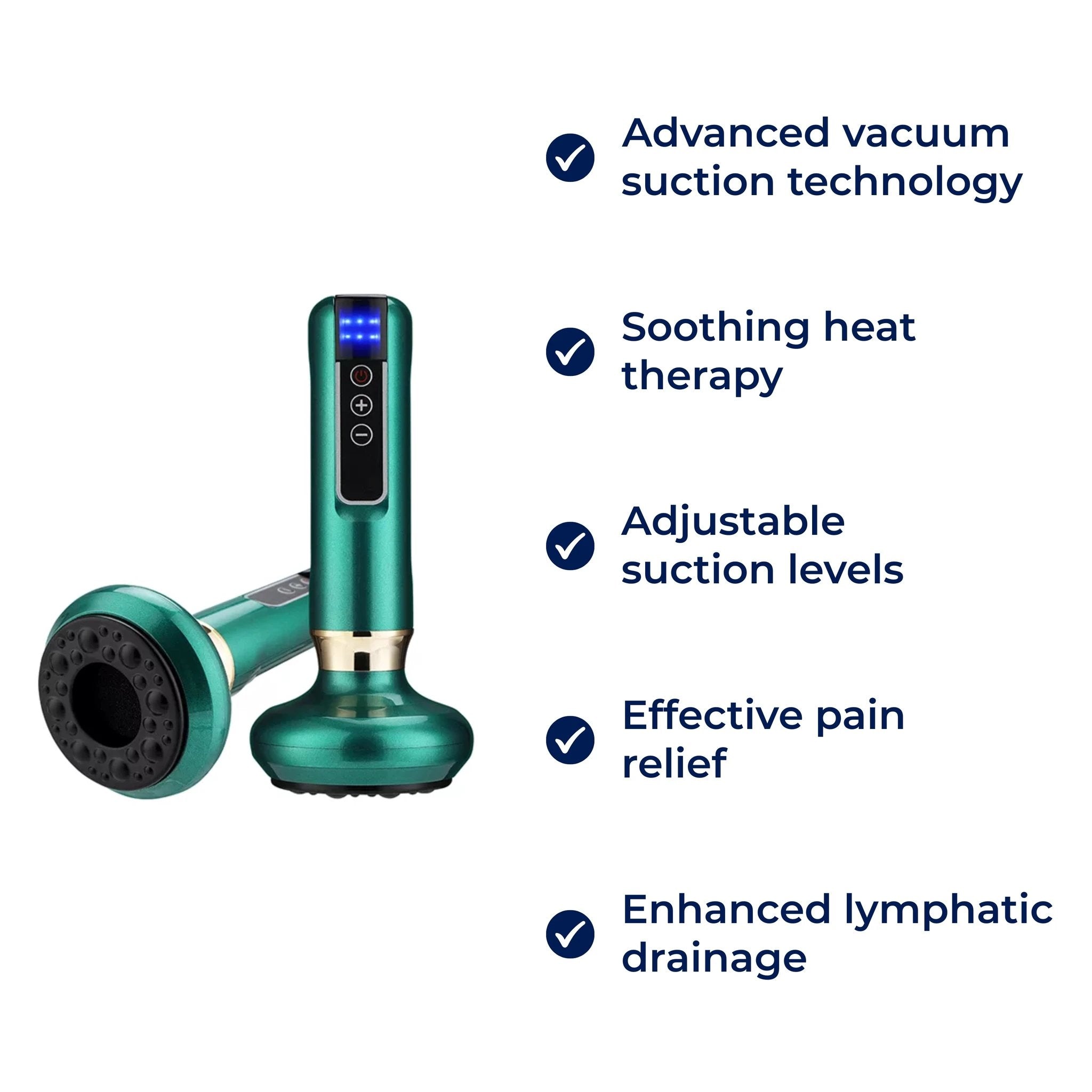 TheraPulse | Electric Cupping Massager – Vacuum Gua Sha, Heat Therapy & Adjustable Suction for Pain Relief & Lymphatic Drainage Bowlift by Bowlift