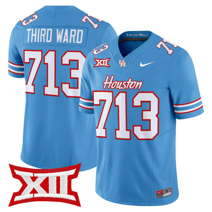 Third Ward Jersey #713 Houston Cougars 2025 Oilers Inspired Stitched by My Store NCAA Football Jerseys