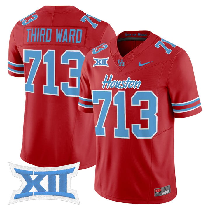 Third Ward Jersey #713 Houston Cougars 2025 Oilers Inspired Stitched by My Store NCAA Football Jerseys