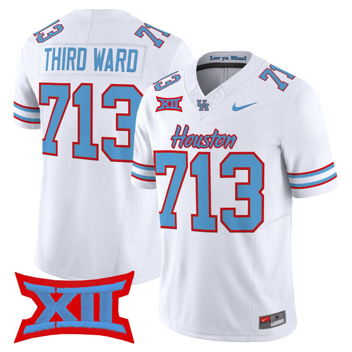Third Ward Jersey #713 Houston Cougars 2025 Oilers Inspired Stitched by My Store NCAA Football Jerseys