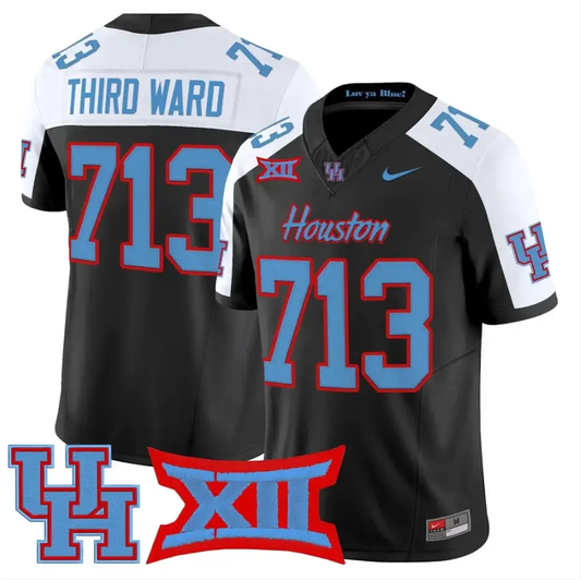 Third Ward Jersey #713 Houston Cougars 2026 Vapor Limited Stitched by My Store NCAA Football Jerseys