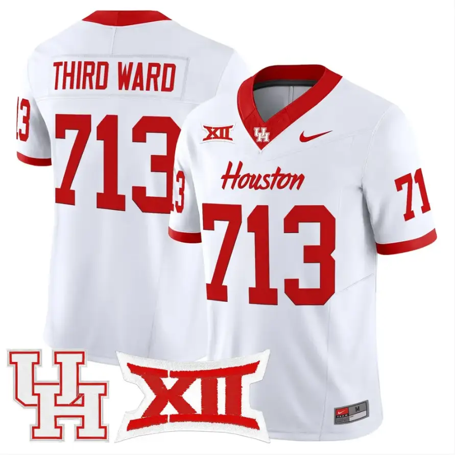 Third Ward Jersey #713 Houston Cougars 2026 Vapor Limited Stitched by My Store NCAA Football Jerseys