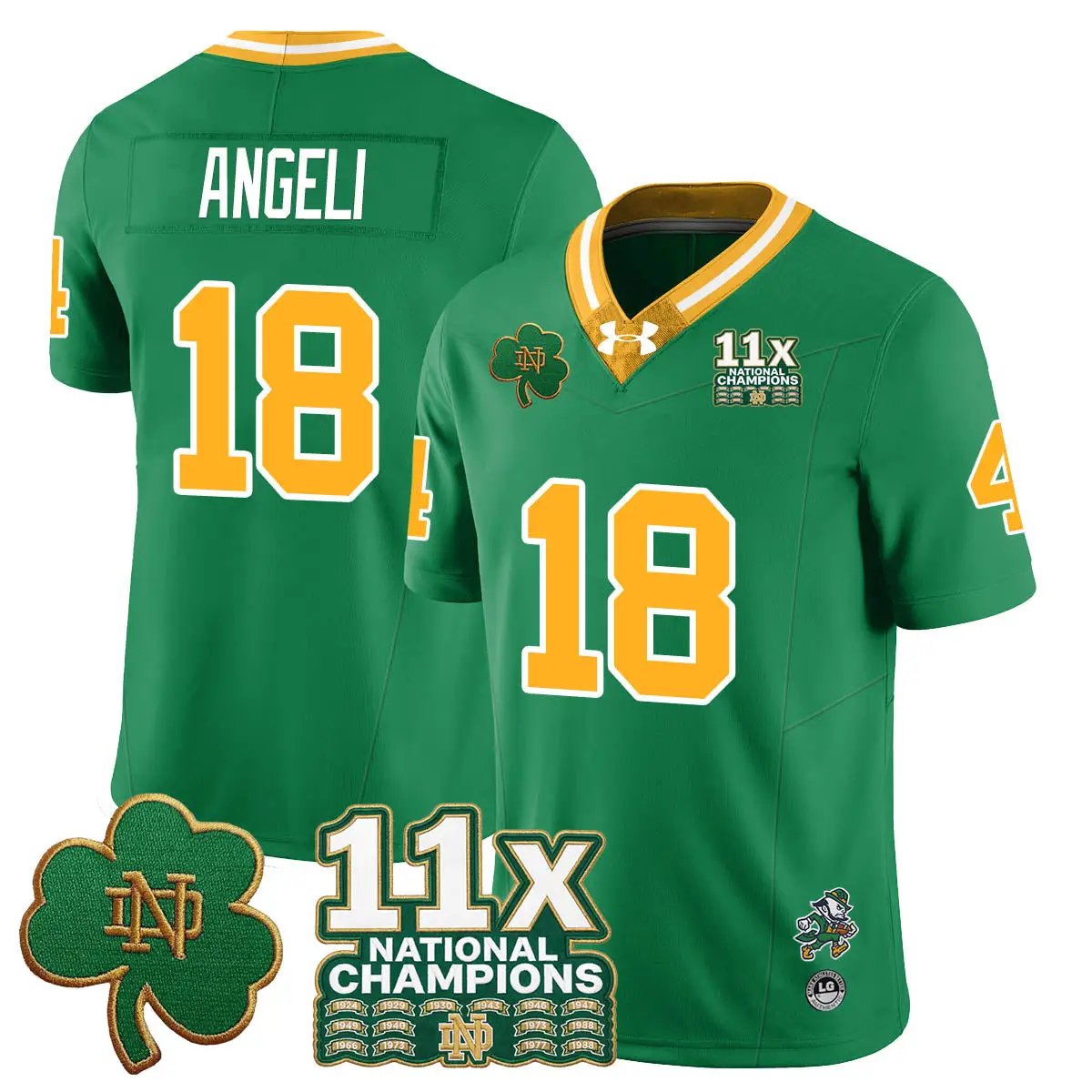ND 11x-Time National Champions Vapor Limited Jersey by Notre Dame Fighting Irish