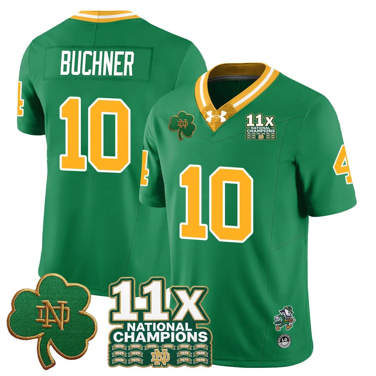 ND 11x-Time National Champions Vapor Limited Jersey by Notre Dame Fighting Irish