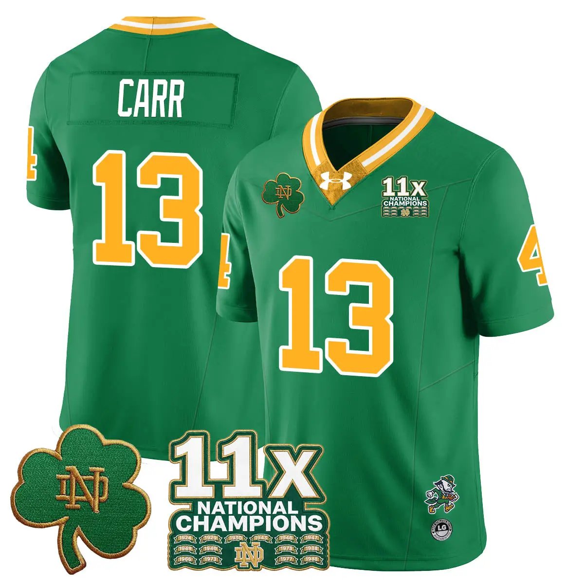ND 11x-Time National Champions Vapor Limited Jersey by Notre Dame Fighting Irish