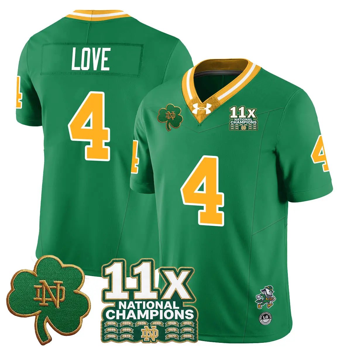 ND 11x-Time National Champions Vapor Limited Jersey by Notre Dame Fighting Irish