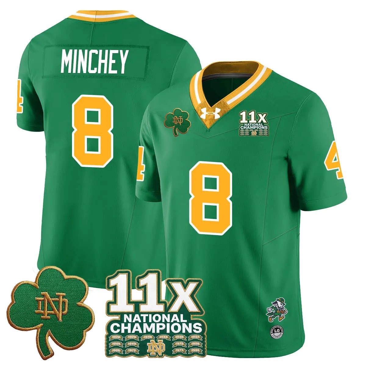 ND 11x-Time National Champions Vapor Limited Jersey by Notre Dame Fighting Irish