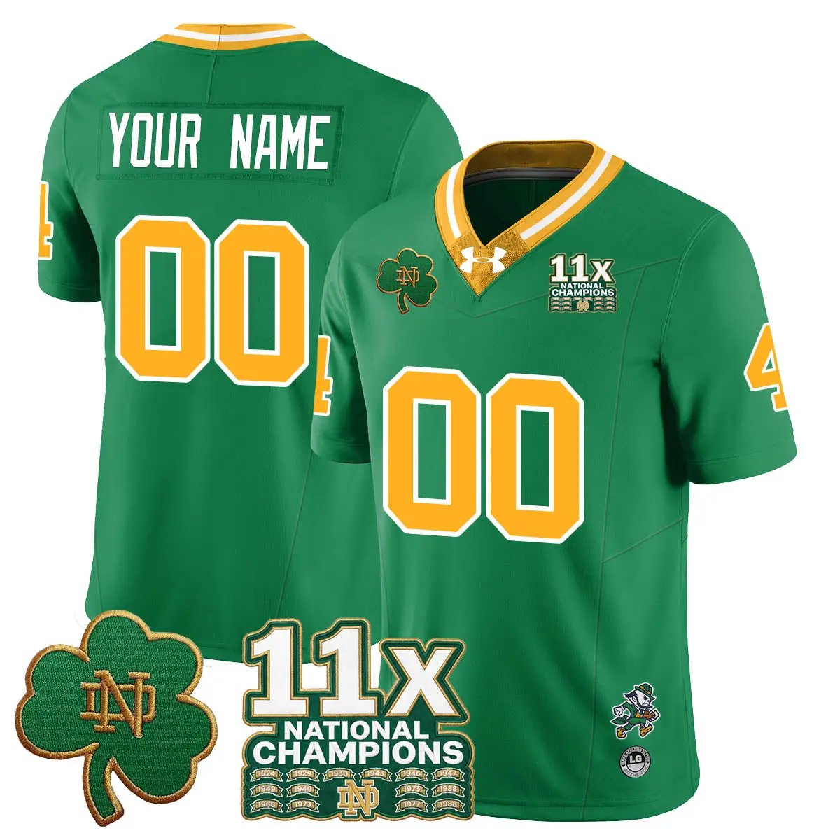 ND 11x-Time National Champions Vapor Limited Jersey by Notre Dame Fighting Irish