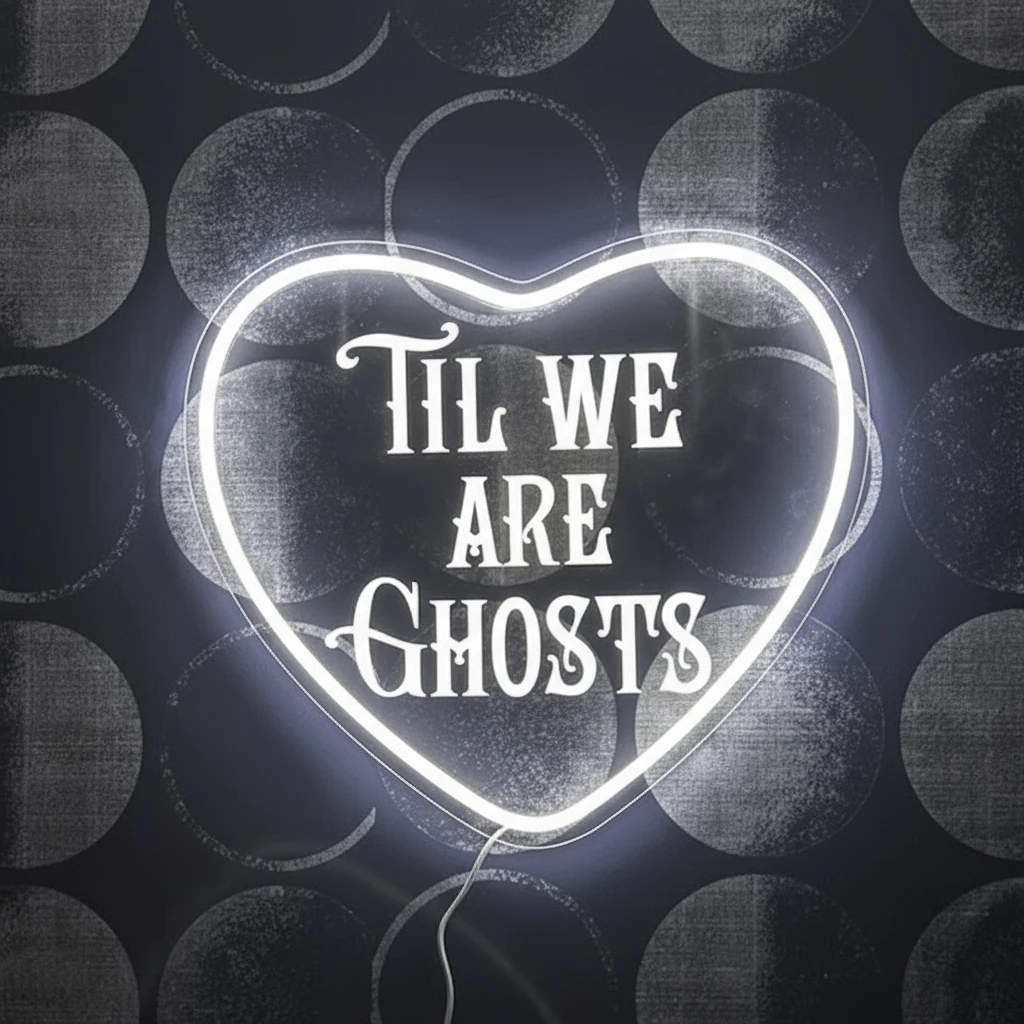 Til We Are Ghosts Neon Sign for Wedding&Home Decor by Neonchics