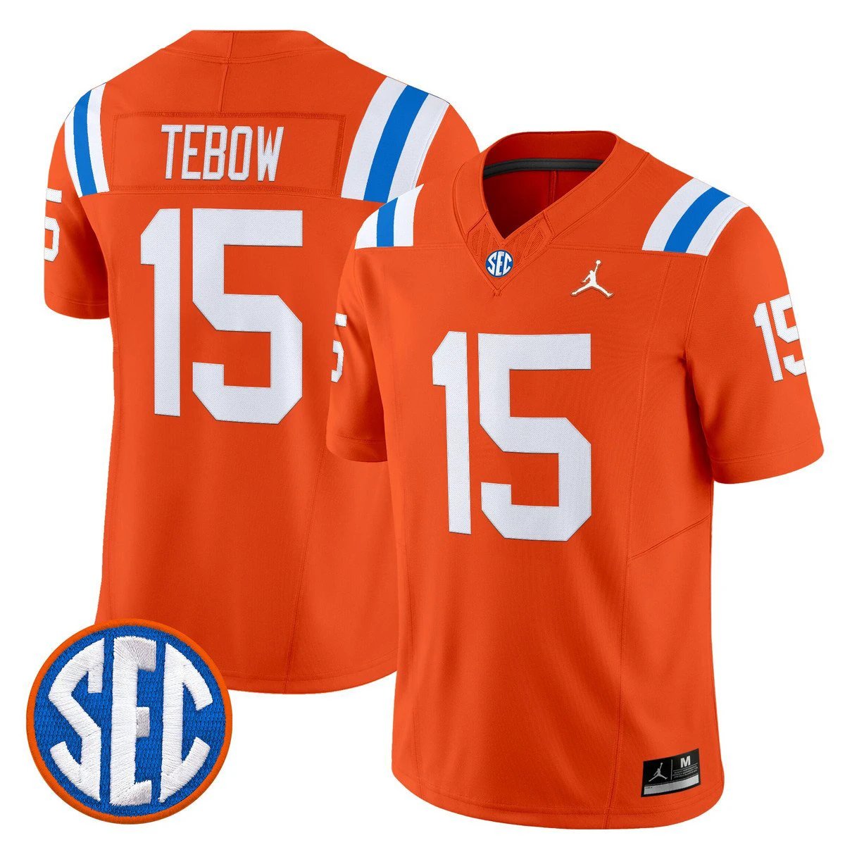 Tim Tebow Jersey #15 Florida Gators 1960s Throwback Vapor Limited by My Store NCAA Football Jerseys