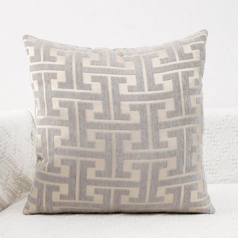 Timeless Maze Pattern Cushion Cover by Casa & Beyond