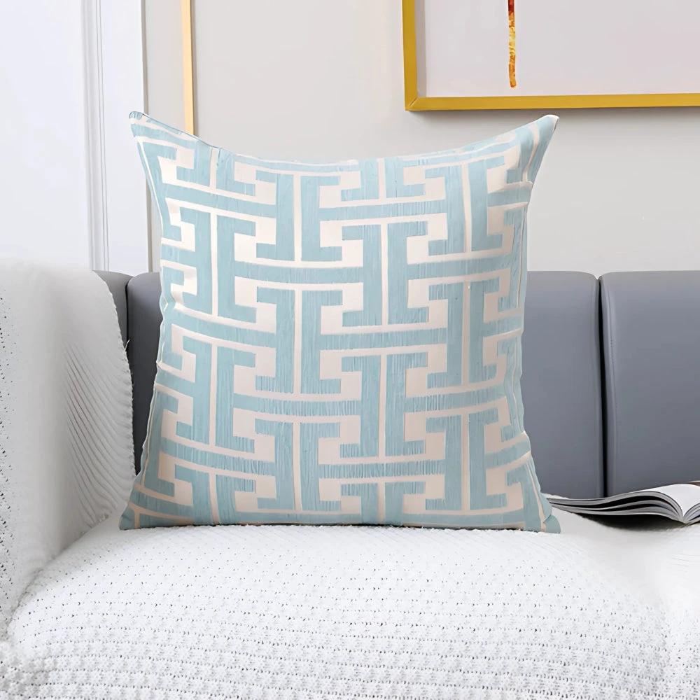 Timeless Maze Pattern Cushion Cover by Casa & Beyond