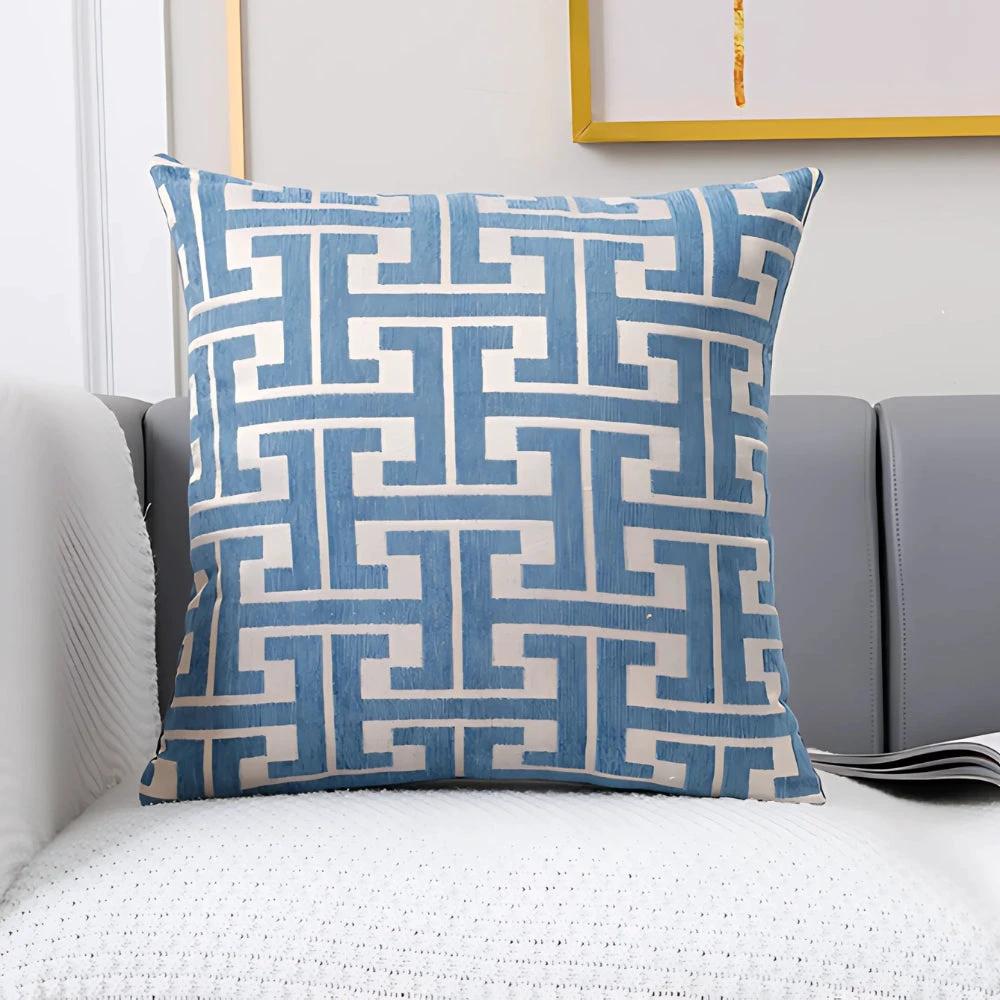 Timeless Maze Pattern Cushion Cover by Casa & Beyond