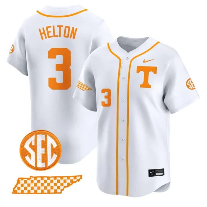 Todd Helton Jersey #3 Tennessee Vols 2025 Premier Limited Stitched White by My Store