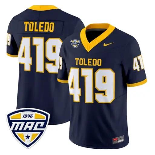 Toledo Rockets Jersey #419 Toledo Rockets 2026 Vapor Limited Stitched by My Store NCAA Football Jerseys