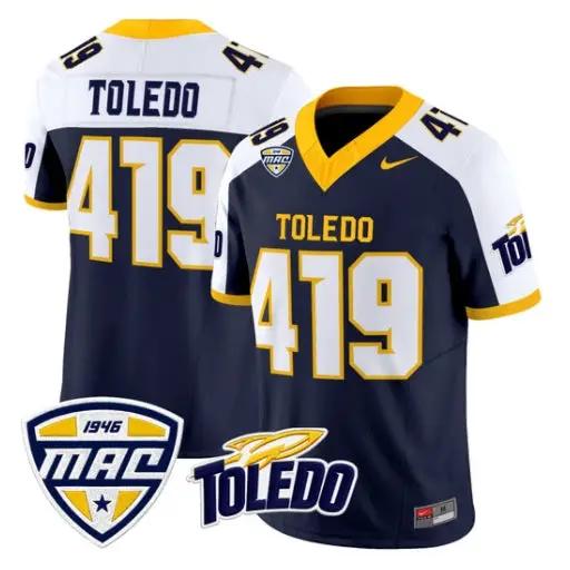 Toledo Rockets Jersey #419 Toledo Rockets 2026 Vapor Limited Stitched by My Store NCAA Football Jerseys