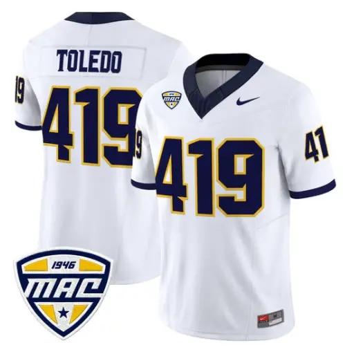 Toledo Rockets Jersey #419 Toledo Rockets 2026 Vapor Limited Stitched by My Store NCAA Football Jerseys