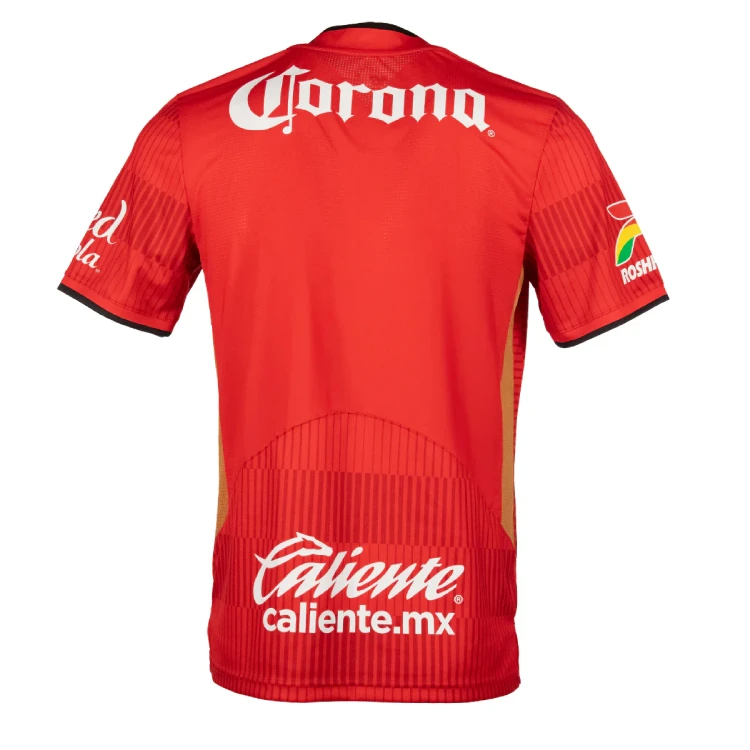 Toluca 2025-26 Home Jersey – Red by Soccer Jersey