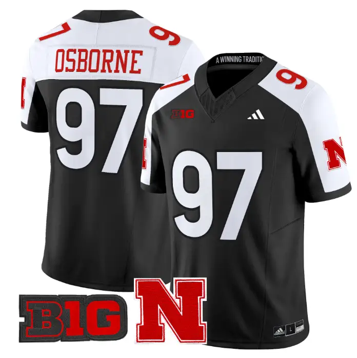 Tom Osborne Jersey #97 Nebraska Cornhuskers 2026 Vapor Stitched by My Store NCAA Football Jerseys