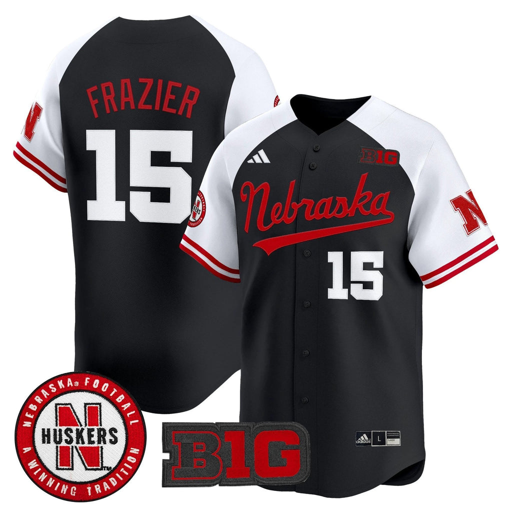 Tommie Frazier Jersey #15 Nebraska Cornhuskers 2025 Vapor Baseball Alternate by My Store