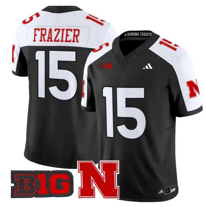 Tommie Frazier Jersey #15 Nebraska Cornhuskers 2026 Vapor Stitched by My Store NCAA Football Jerseys