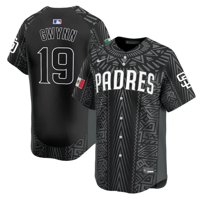 Tony Gwynn Jersey #19 San Diego Padres 2025 Mexican Heritage Vapor Limited Stitched by My Store