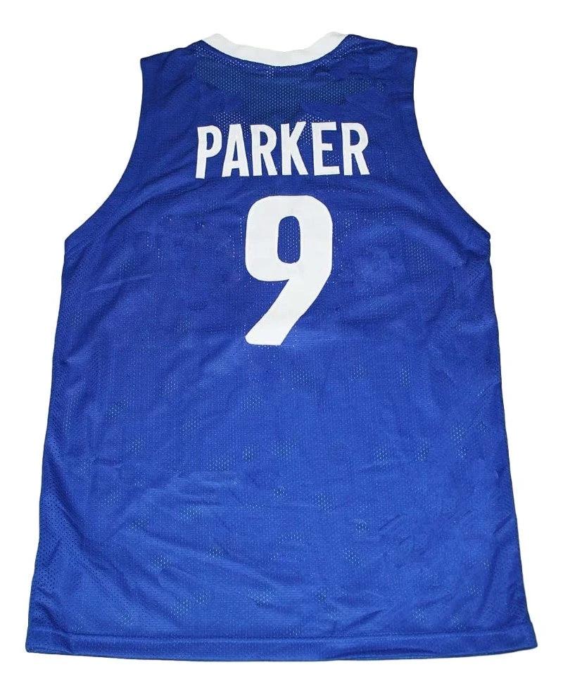 Tony Parker Jersey #9 Team France Basketball Blue by My store basketball