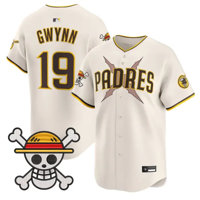 Tony Gwynn Jersey #19 Padres One Piece Premier Limited Stitched by My Store