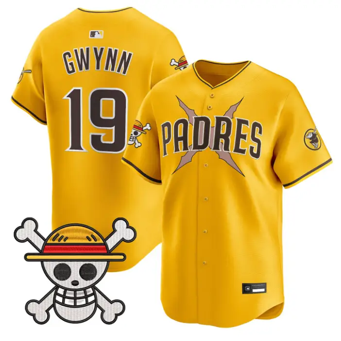 Tony Gwynn Jersey #19 Padres One Piece Premier Limited Stitched by My Store