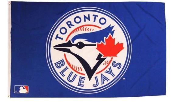 Toronto Blue Jays Baseball US 3X5Ft Banner USA Polyester with Brass Grommets by flagsjustdoit