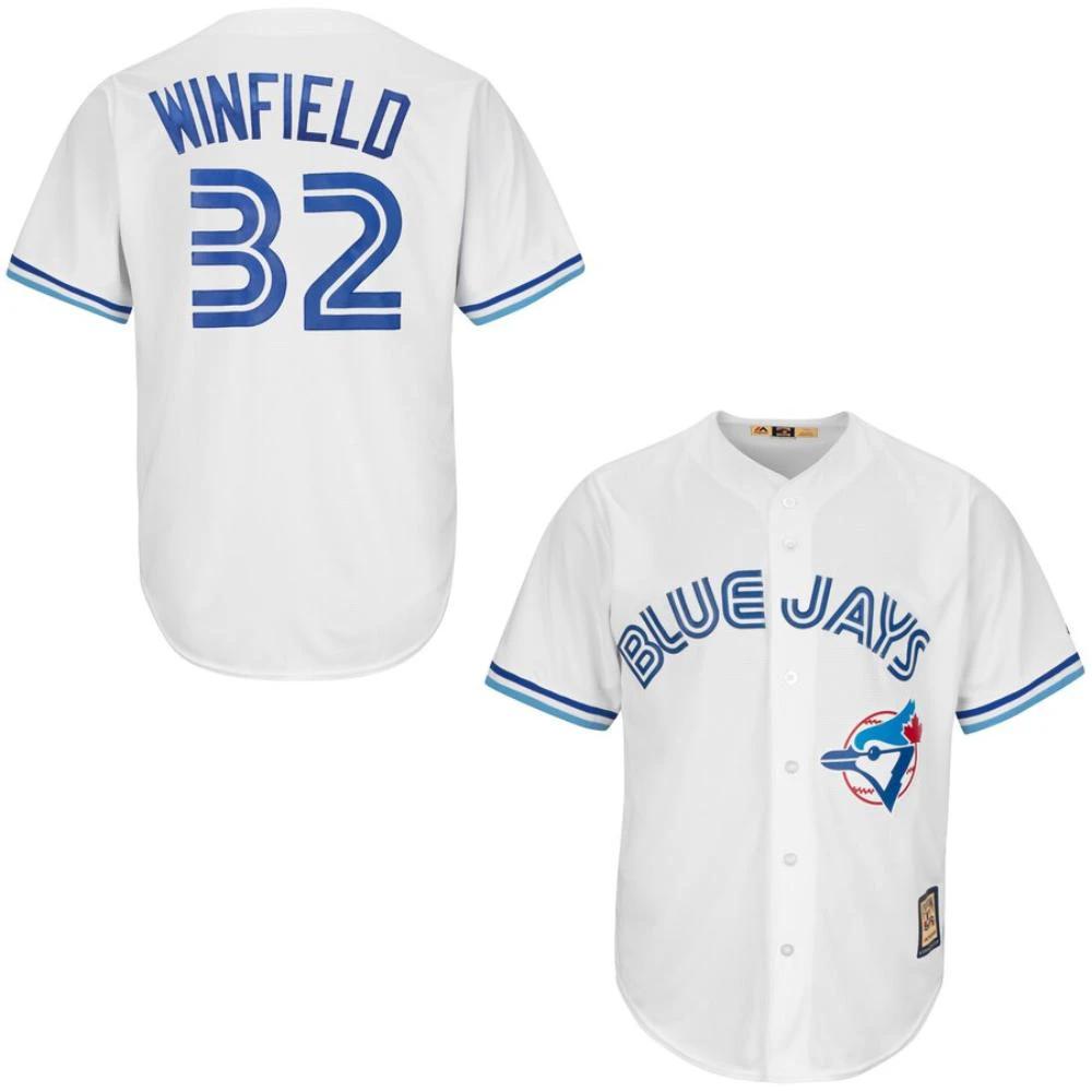 Toronto Blue Jays Dave Winfield White Throwback Jersey by My Store