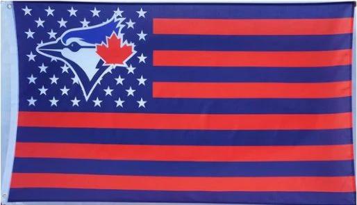 Toronto Blue Jays Flag 3X5Ft Banner USA Polyester with Brass Grommets by flagsjustdoit