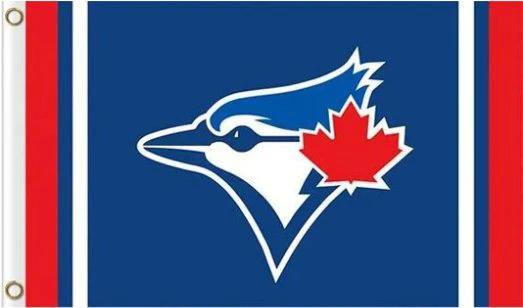 Toronto Blue Jays Flag Baseball 3X5Ft Banner USA Polyester with Brass Grommets by flagsjustdoit