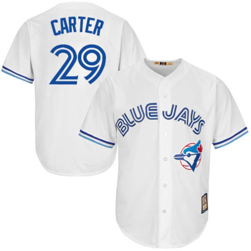 Toronto Blue Jays Joe Carter White Throwback Jersey by My Store