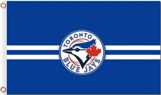 Toronto Blue Jays Major League 3X5Ft Banner USA Polyester with Brass Grommets by flagsjustdoit