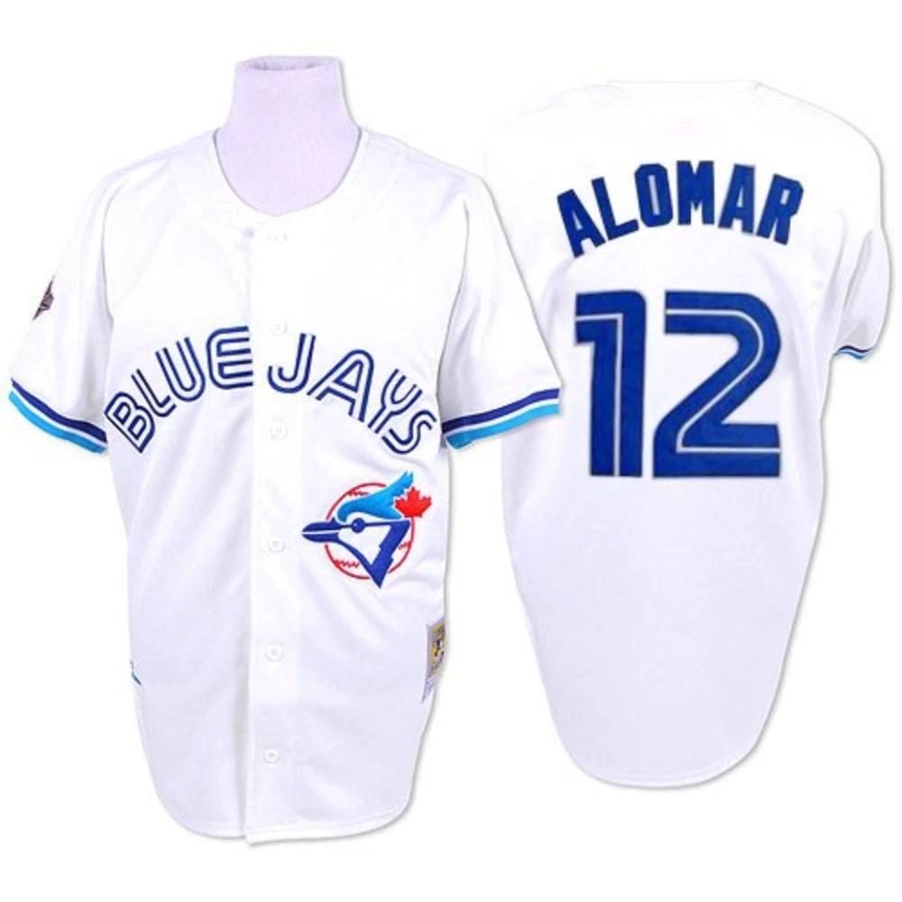 Toronto Blue Jays Roberto Alomar White 1993 Throwback Jersey by My Store