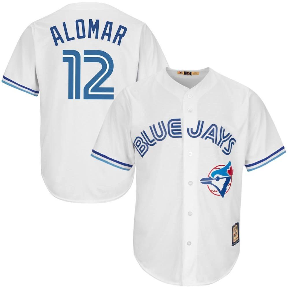 Toronto Blue Jays Roberto Alomar White Throwback Jersey by My Store