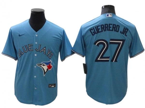 Toronto Blue Jays #27 Vladimir Guerrero Jr. Light Blue Alternate Cool Base Jersey by My Store