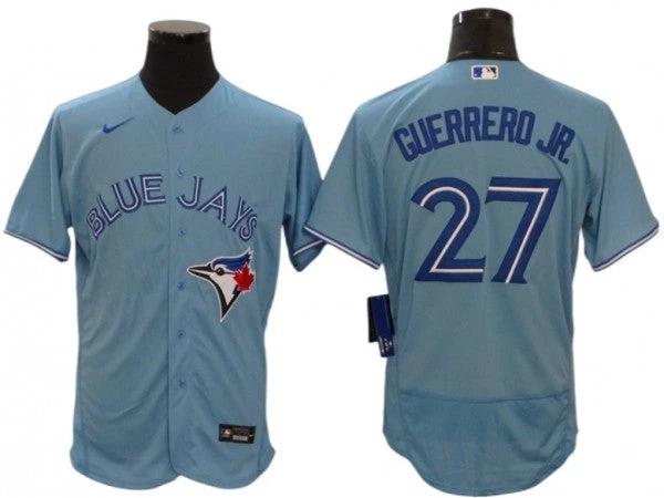 Toronto Blue Jays #27 Vladimir Guerrero Jr. Light Blue Alternate Flex Base Jersey by My Store