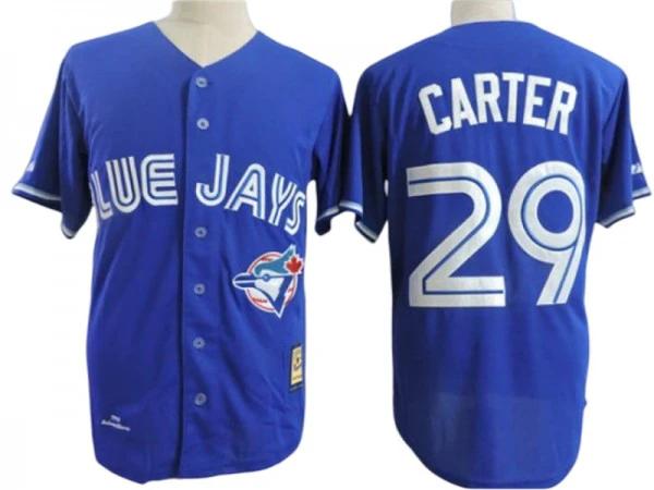 Toronto Blue Jays #29 Joe Carter Royal 1993 Cooperstown Collection Jersey by My Store