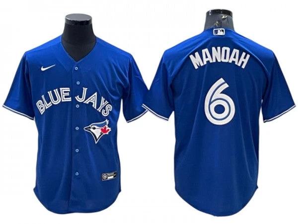 Toronto Blue Jays #6 Alek Manoah Royal Cool Base Jersey by My Store